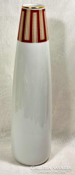 Hutschenreuther German porcelain vase / mid century / around the middle of the 20th century.