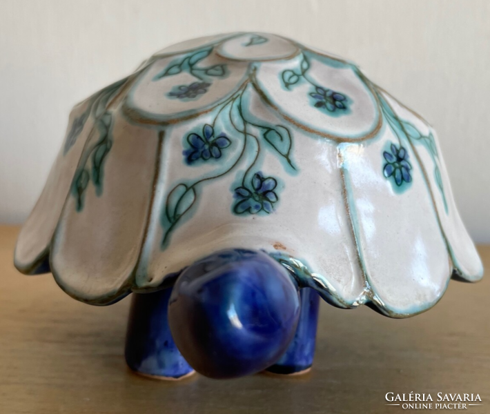 Zsuzsa Morvay - turtle (painted-glazed ceramic)