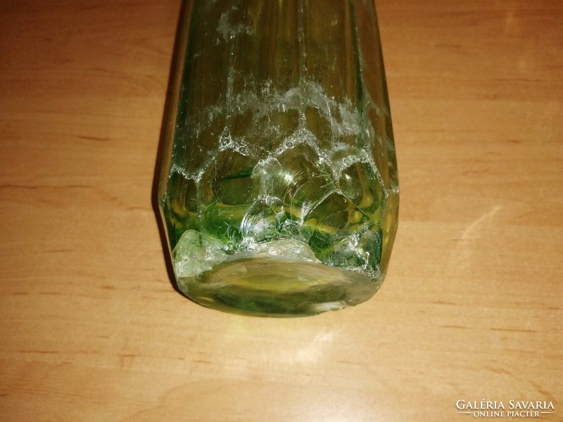 Antique green soda bottle József Radics Szikvízgyara csépa 1926.