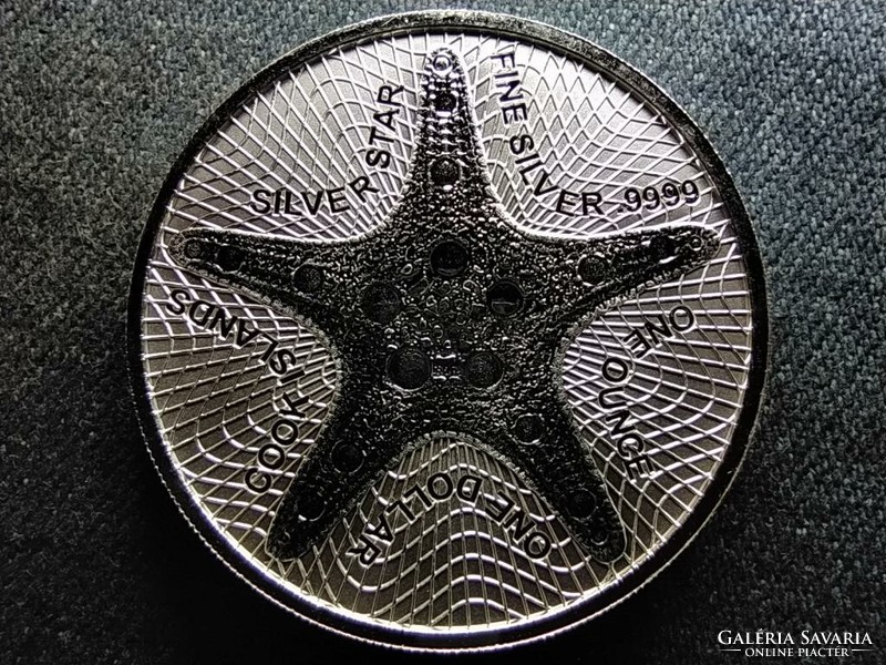 Cook-szigetek Ezüst csillag .999 ezüst 1 Dollár 2021 (id73067)