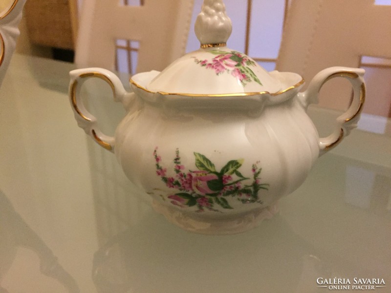 Old beautiful porcelain coffee set