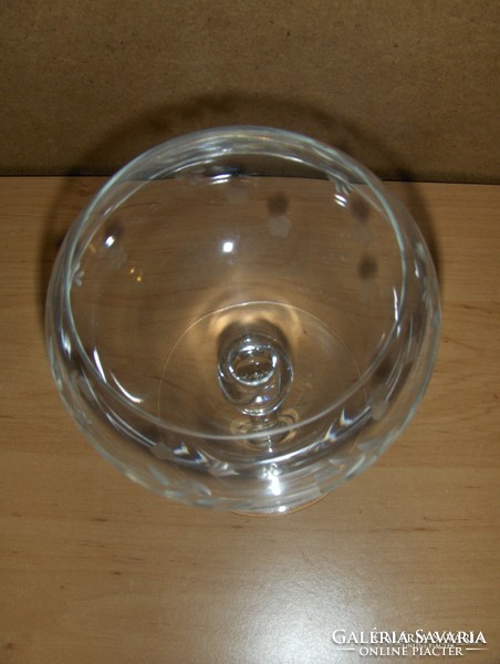 Retro metszett üveg kehely (fp)