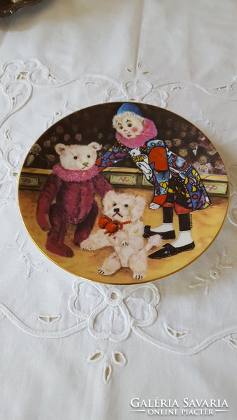 Margarete steiff teddy bear porcelain decorative plate