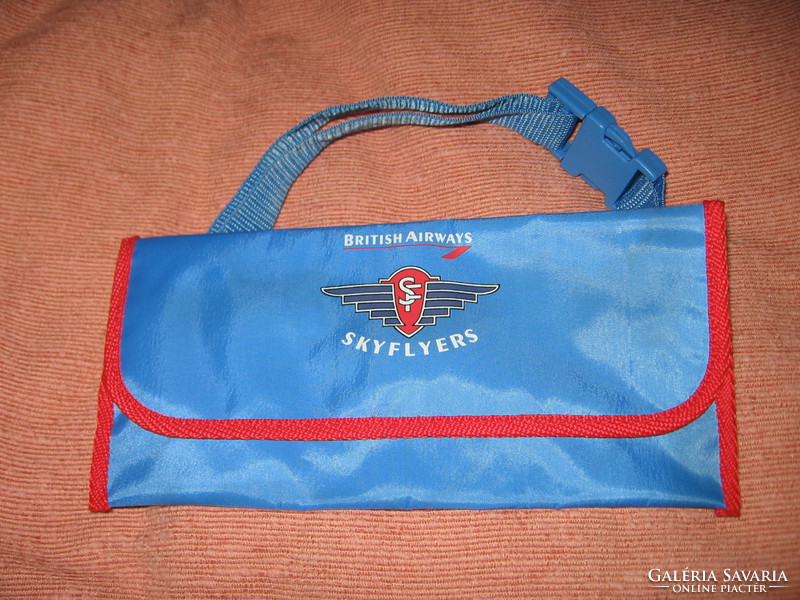 Retro collectible british airways skyflyers belt bag