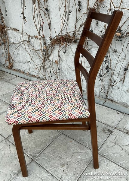 Retro vintage chair from the former Soviet Union with new upholstery