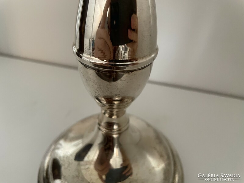 800 silver candle holder