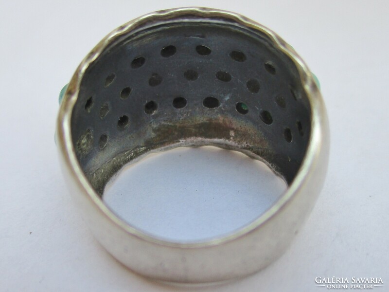 Csodás régi  valódi türkizköves ezüst gyűrű