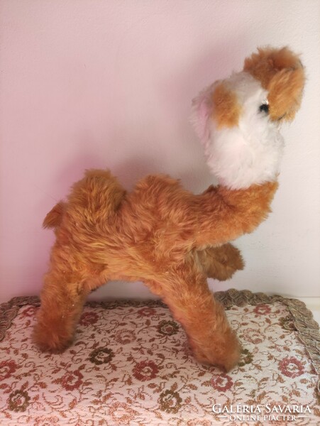 Double-humped camel stuffed with straw retro toy
