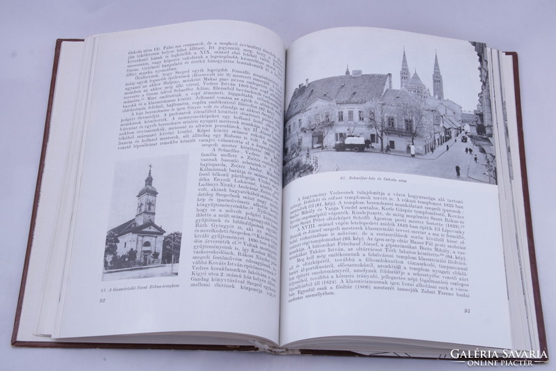Dedicated Sándor Bálint's City of Szeged - first edition dedicated to the literary historian László Vojda!