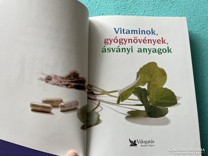 Vitaminok, gyógynövények, ásványi anyagok könyv