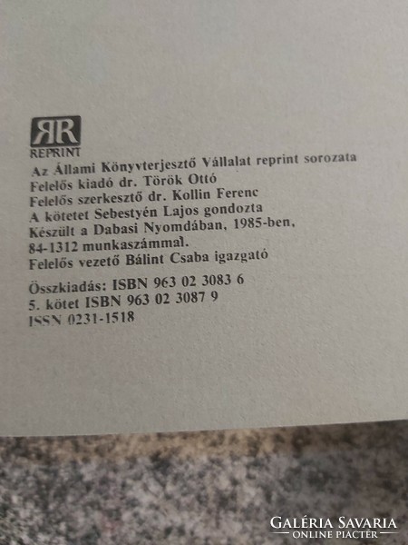 Magyarország Történelmi Földrajza a Hunyadiak korában.Reprint!  (5kötet)