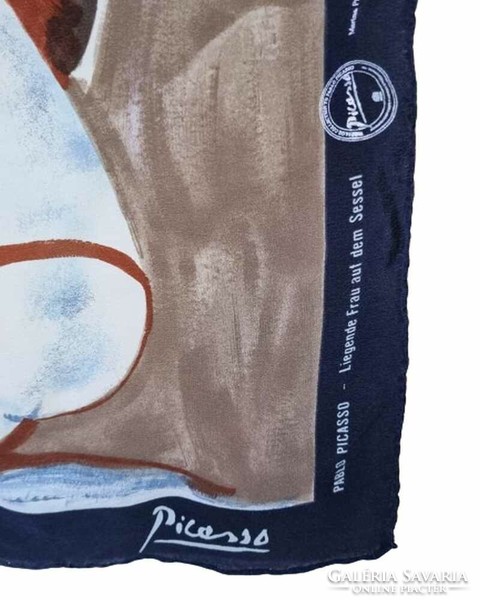 Picasso vintage women's scarf 82x84 cm. (3364)