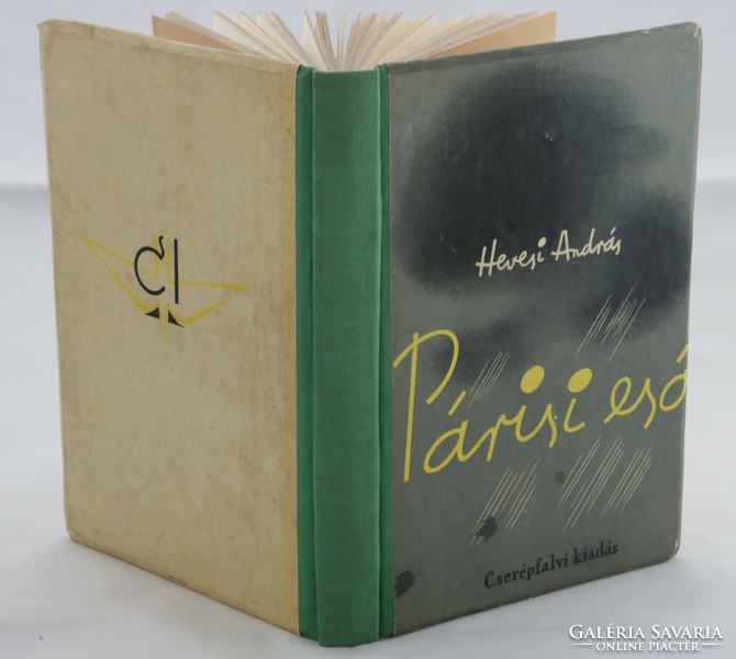 Dedicated to Ignotus, András Hevesi - Parisian rain - first edition !!