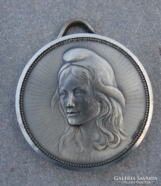 Virgin Mary - large pendant - commemorative medal