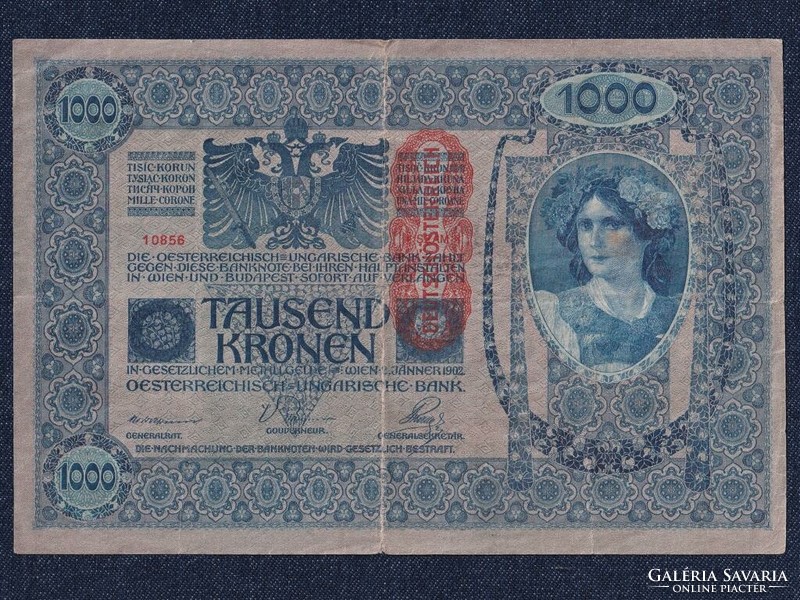 Ausztria 1000 Korona bankjegy 1902 (id55071)
