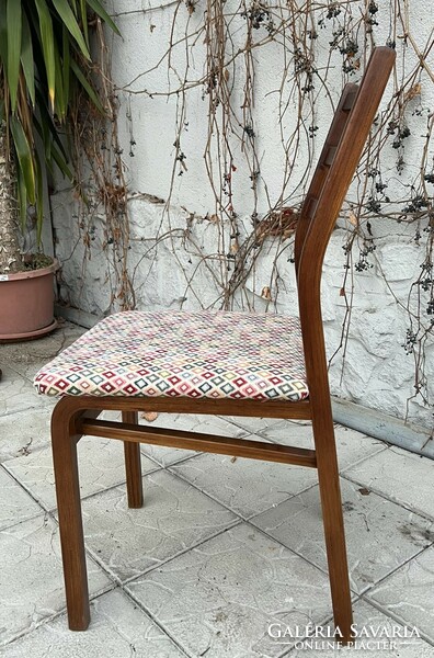 Retro vintage chair from the former Soviet Union with new upholstery