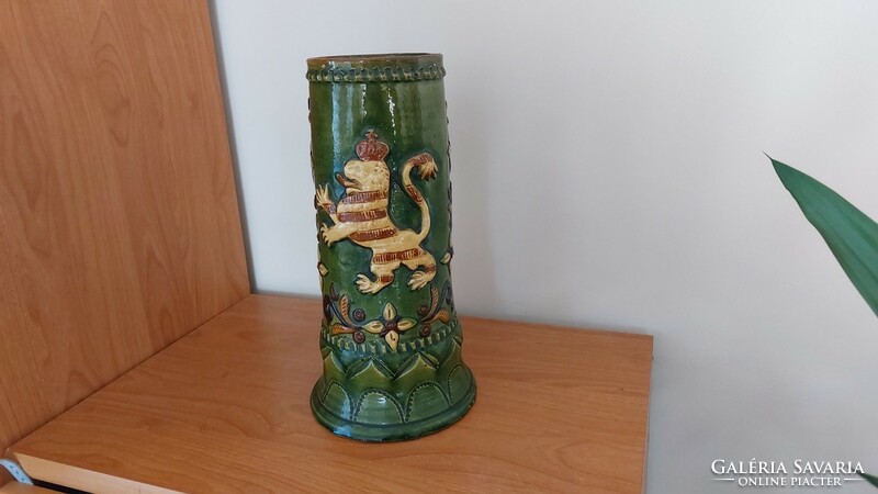(K) ceramic beer mug approx. 29 cm high, probably English