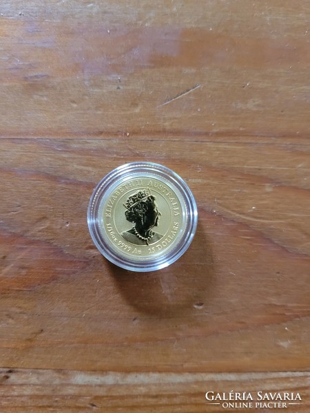 Gold lunar iii 2020 mouse color gold coin. 1/10 oz