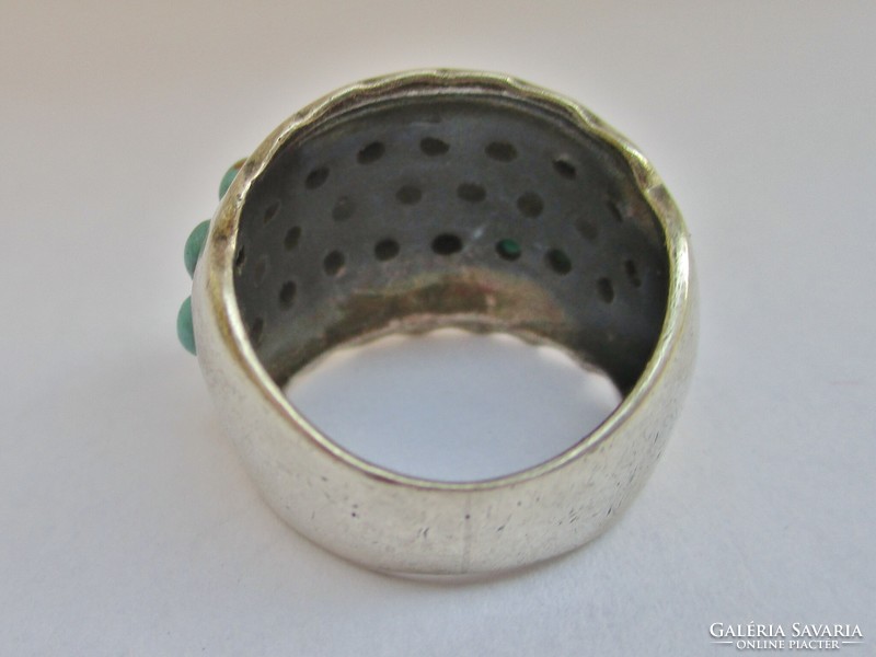 Csodás régi  valódi türkizköves ezüst gyűrű