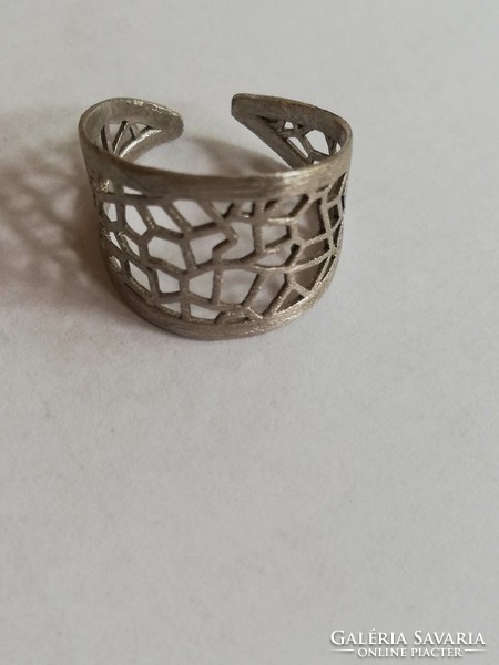 Women's silver ring - adjustable size