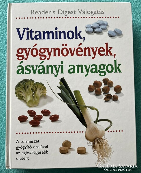 Vitaminok, gyógynövények, ásványi anyagok könyv