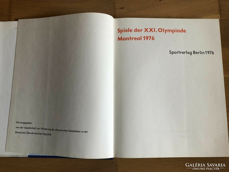 Spiele der xxi. Olympiade (xxi. Olympic Games) - Montreal 1976 - Book in German