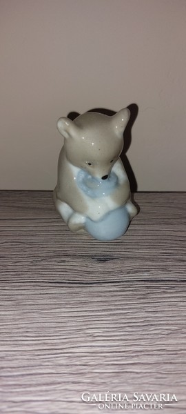 German porcelain bear, teddy bear figure