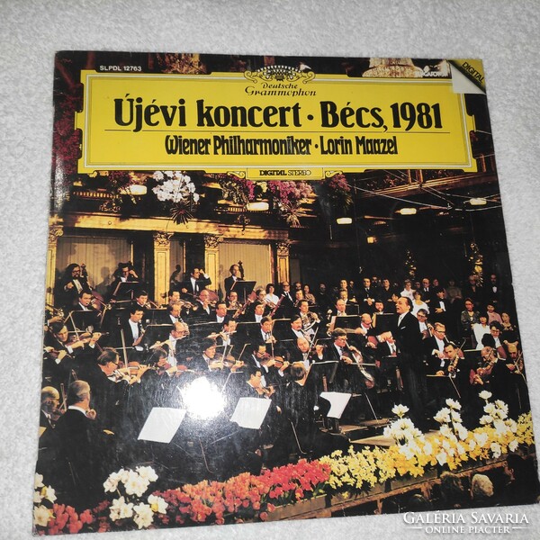 Újévi koncert Bécs 1981 bakelit lemez, 1981 LP