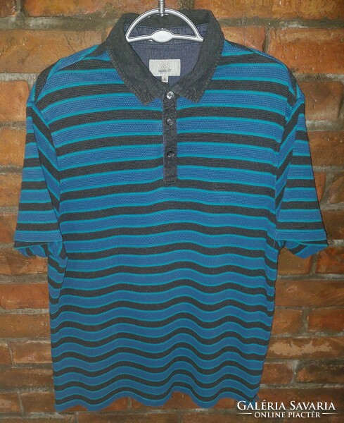 M&s collection collared men's t-shirt xl
