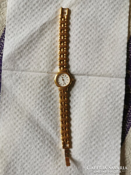 Bulova women's gold-plated watch