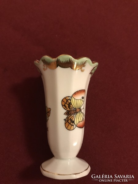 Herendi Mini váza viktóriás minta