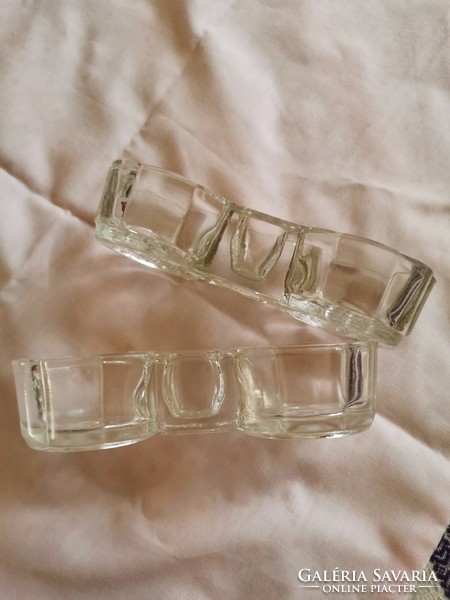 Old glass spice holder, salt holder