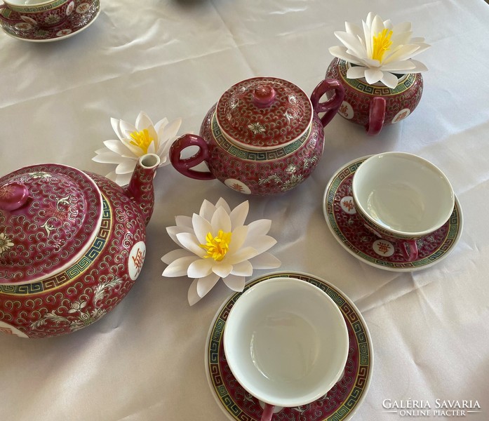 12 Personal hand painted jingdezhen tea set