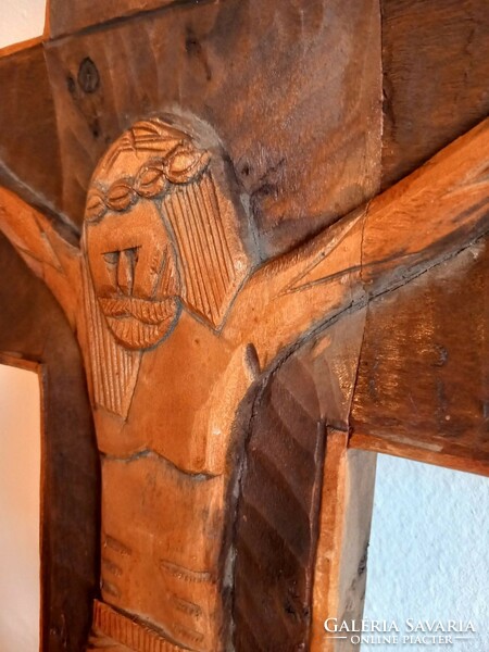 Art-deco wooden crucifix design negotiable!