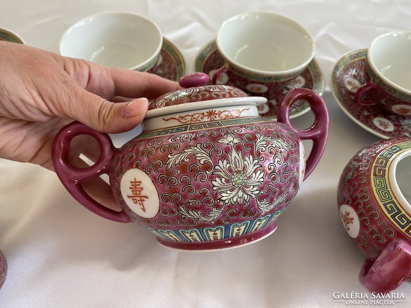 12 Personal hand painted jingdezhen tea set