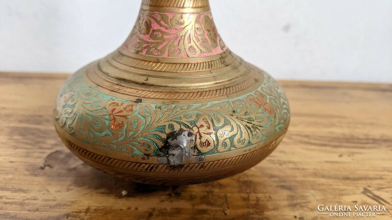 Ornate copper vase