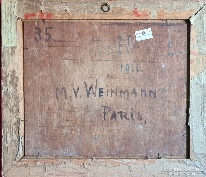 Nándor Vagh Weinmann (1899 - 1966) : Paris 1936 (maurice vagh-weinmann)