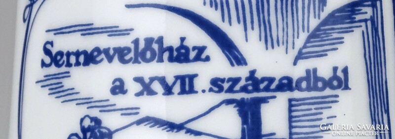 1M499 Jelezett Alföldi porcelán söröskorsó 17 cm