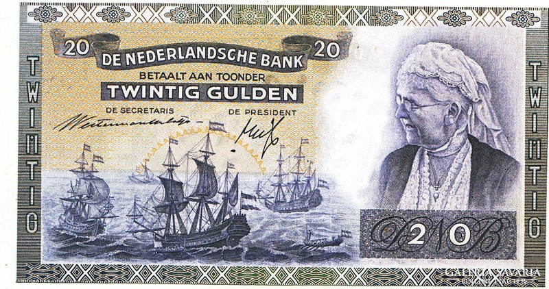 Netherlands 20 Dutch guilders 1941 replica