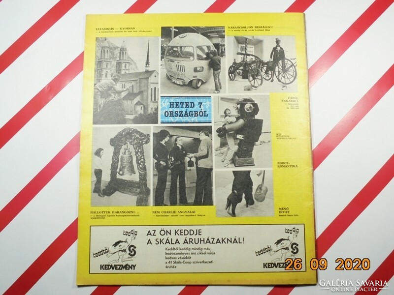 Régi retro újság - Nők lapja - 1981 május 23. - Születésnapra ajándék