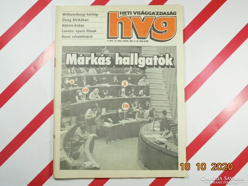Hvg newspaper - May 28, 1983 - As a birthday present