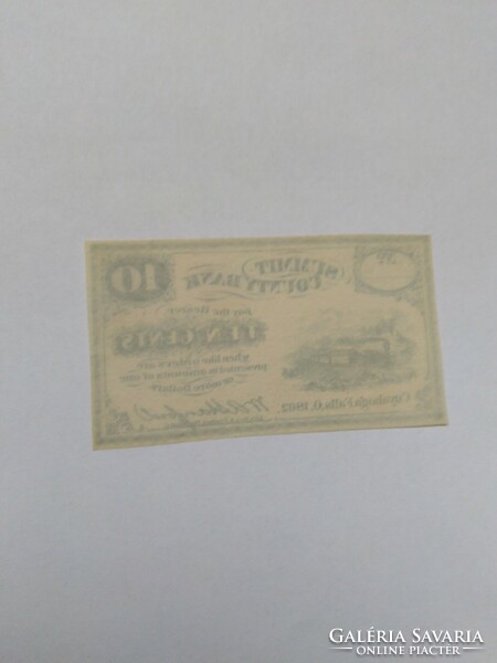 Confederate States of America - Ohio - (USA) 10 cents 1862 unc