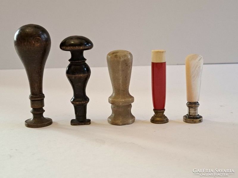 Antique wax seal impression collection