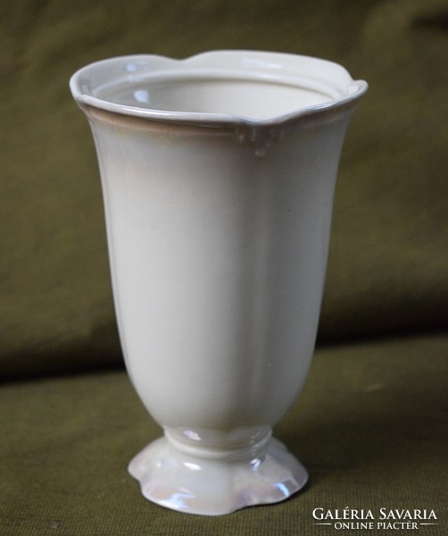Old drasche porcelain vase vase 10.5 x 16 cm