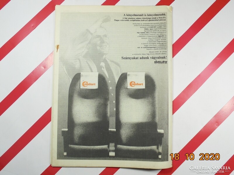 Hvg weekly world economy old newspaper - December 3, 1983 - Birthday present