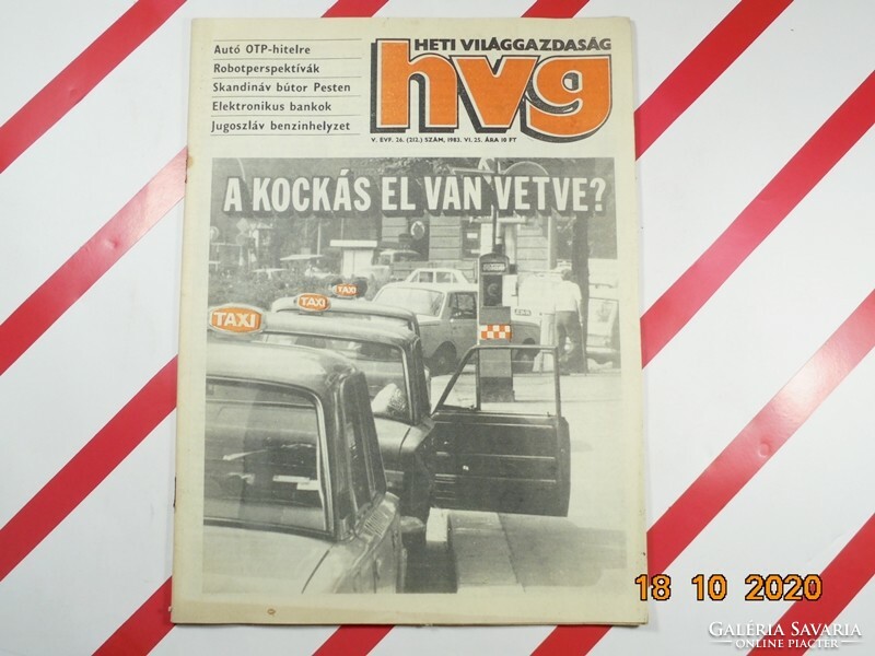 HVG újság - 1983 június 25. - Születésnapra ajándékba