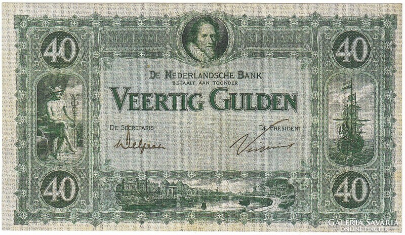 Hollandia 40 Holland gulden 1923 REPLIKA