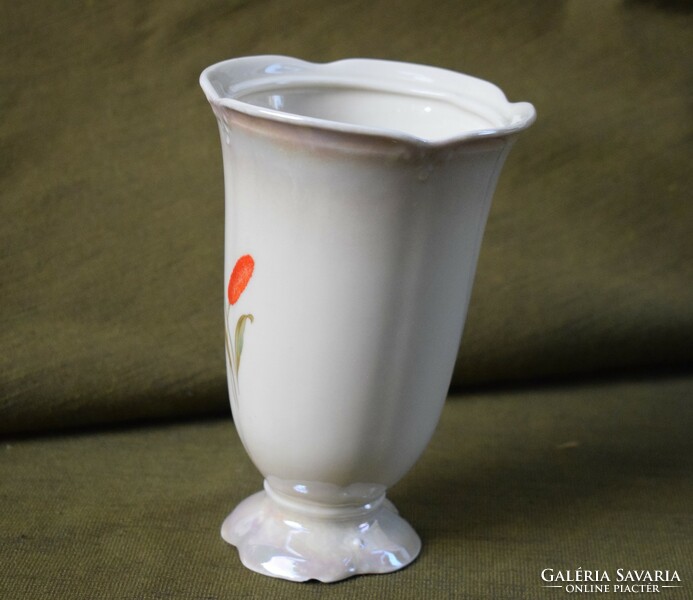 Régi Drasche porcelán váza váza 10,5 x 16 cm