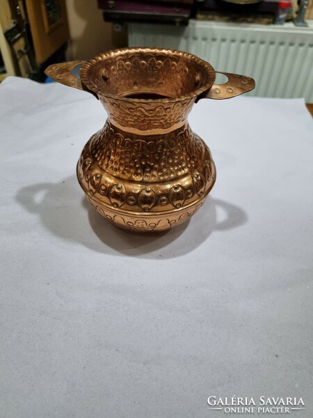 Old copper vase