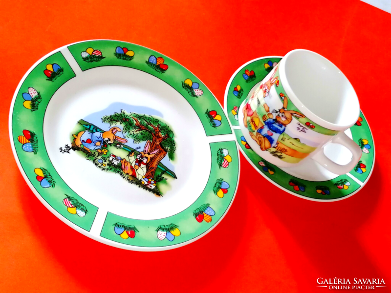 Bunny tableware for Easter